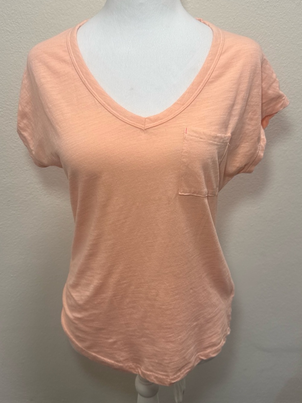 Old Navy V Neck Orange T Shirt
